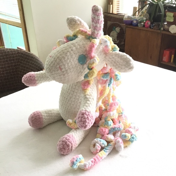 Other - Handmade crocheted unicorn